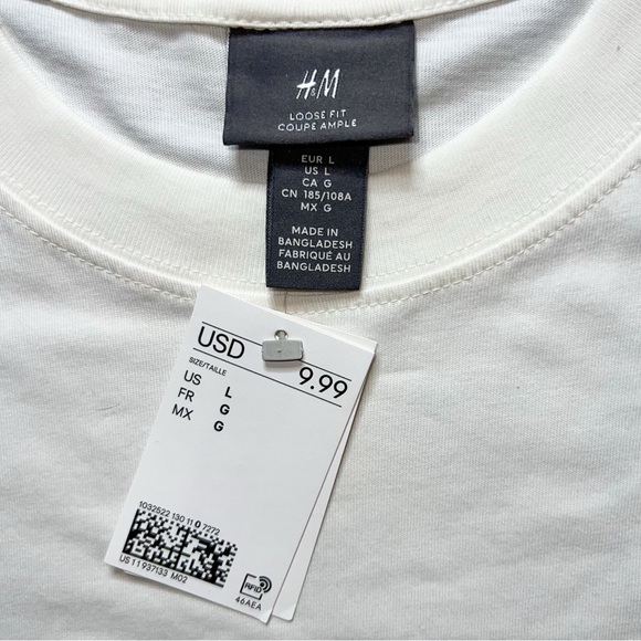 H&M “Nature Will Lead You To Good Places” Loose Fit Graphic T-Shirt, Size L - Picture 2 of 10